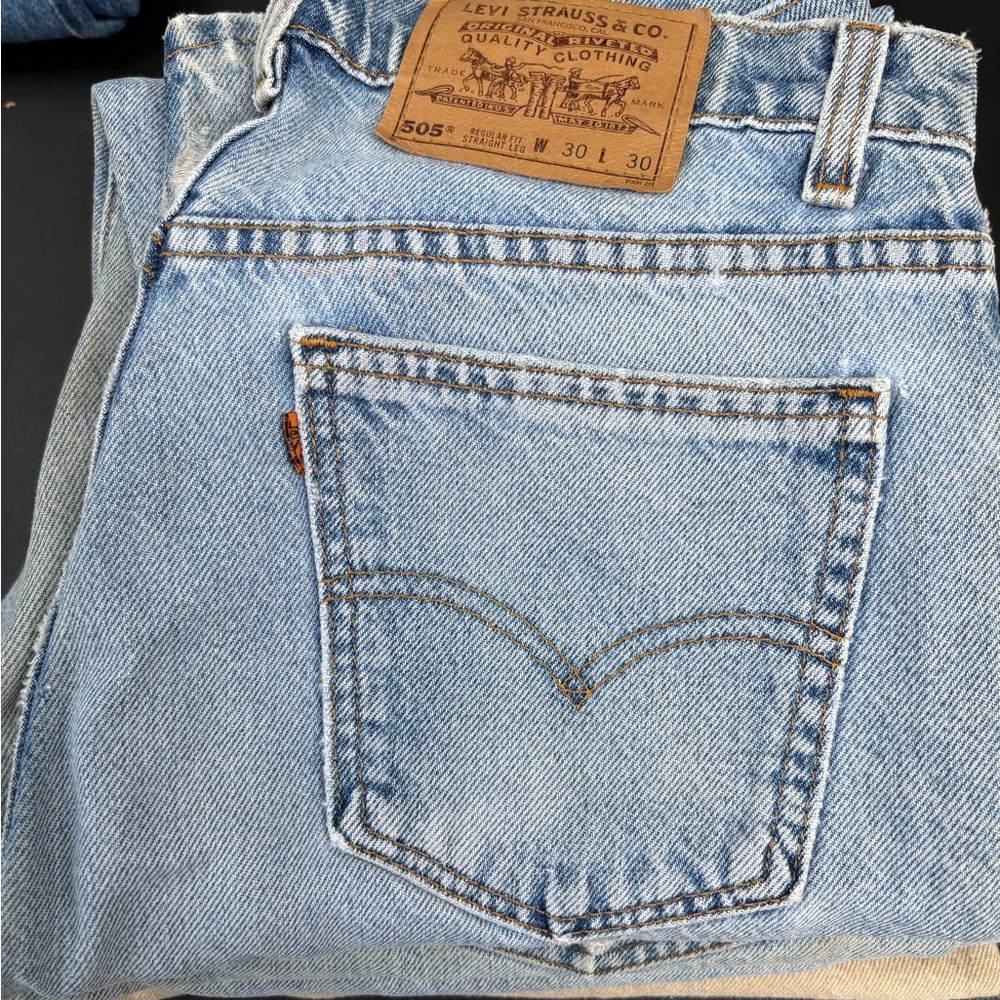 Levi's Orange Tab Vintage 505, unk, 550, & 560, Men's Classic Straight Jeans